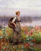 Daniel Ridgeway Knight, The flower girl